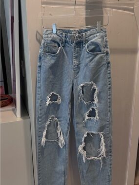 BDG Light Blue Distressed Boyfriend Jeans